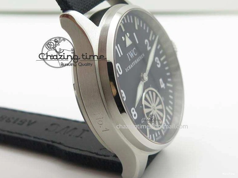 MIROTIME 0104 Big Pilot “Markus Buhler” IW5003 Turbine Movement On Black Strap A Unique 7378